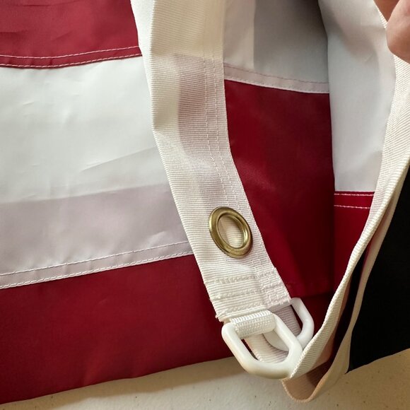 American Flag 6x10 ft Nylon embroidered stars sewn stripes brass grommets USA - Picture 6 of 6